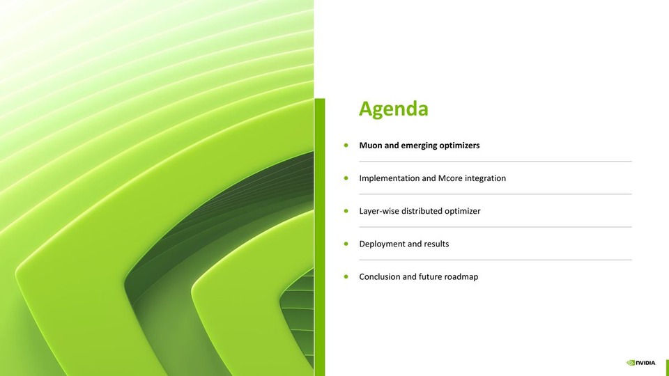 thumbnail of Distributed Implementation of Muon and Emerging Optimizers in Megatron-Core